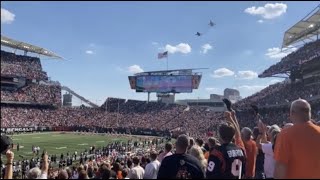 Fighter Jets Scare The Shit Out Of Fans | Cincinnati @Bengals Paycor Stadium