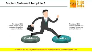 Problem Statement And Solution Ppt Powerpoint Presentation Complete Deck With Slides