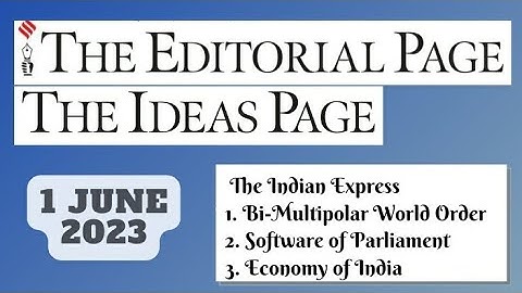 1st June 2023 | Gargi Classes The Editorials & Idea Analysis | By R.K. Lata