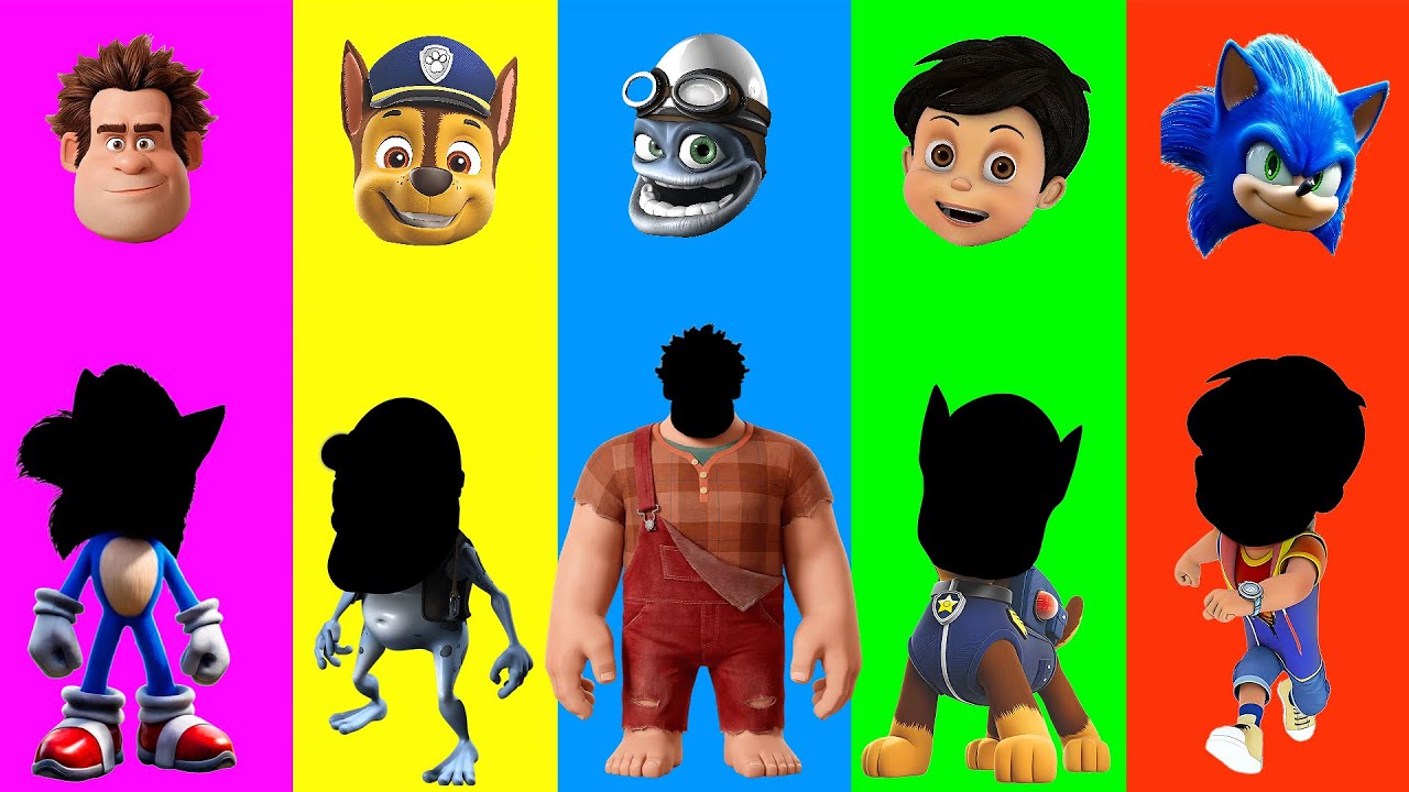 Wrong eyes 👀 challenge DAME TU COSITA, Wrong Heads RALF, CHEYZ, CRAZY FROG, VIR, SONIK