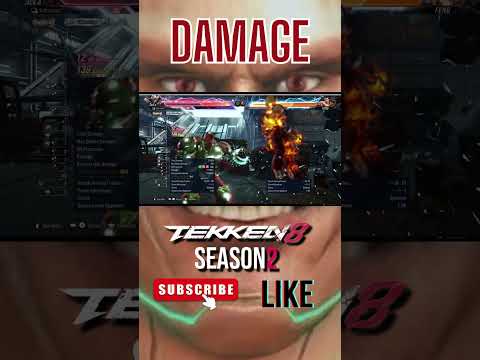 Jack 8 DAMAGE  #tekken8 #jack8 #fyp #tekken #fgc #kazuya #RageArt #fightinggames #tekken8gameplay