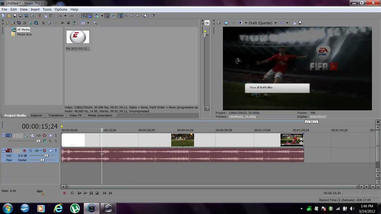 How to delete audio in sony vegas pro YouTube