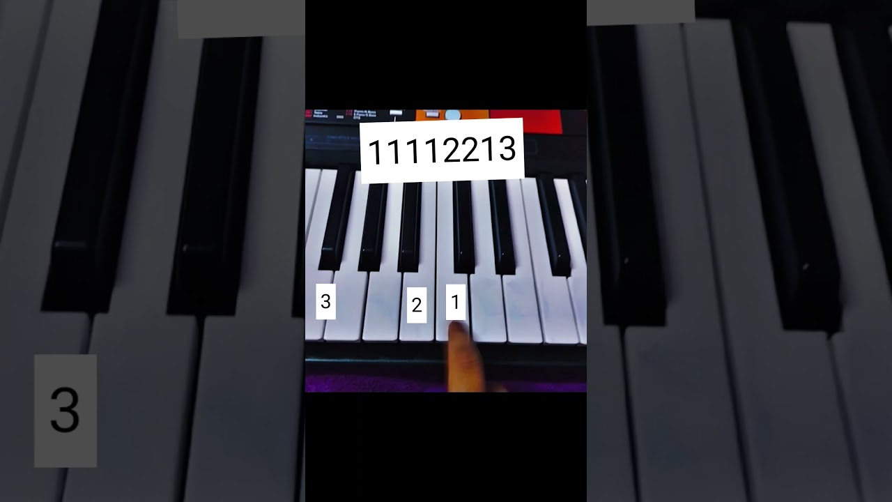 Gangsta's Paradise piano with notes