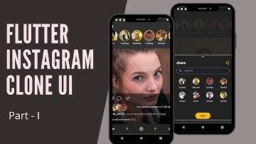 Instagram UI - Part 1 - Overlapping CircleAvatars - Dark Mode - Flutter Speed Code
