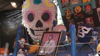 Altars begin to go up for Muertos Fest downtown this weekend
