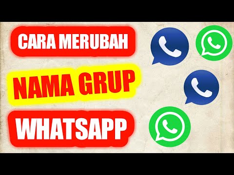 Video: Cara Mengganti Nama Grup