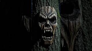 THE TALKING TREE IN THE DARK FOREST 👀 #reels #scary #scary #scaryshorts #usashorts #horror