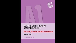 Start Deutsch 1, Hören, Lesen und Schreiben   Modellsatz
