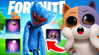 GATITO JUEGA con HUGGY WUGGY en FORTNITE! 😱😭 - Gatoronron