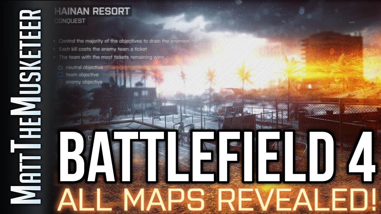 Battlefield 4 | ALL MAPS REVEALED! (Flood Zone Gameplay)