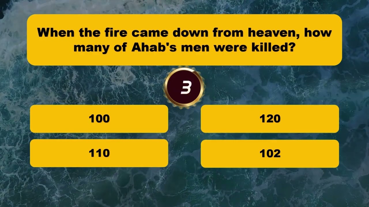 Top 20 Trivia Bible Quiz   Bible questions and answers