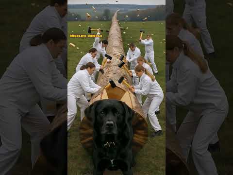 Farmers Rescue Black Dog Shorts Wildlife Rescue