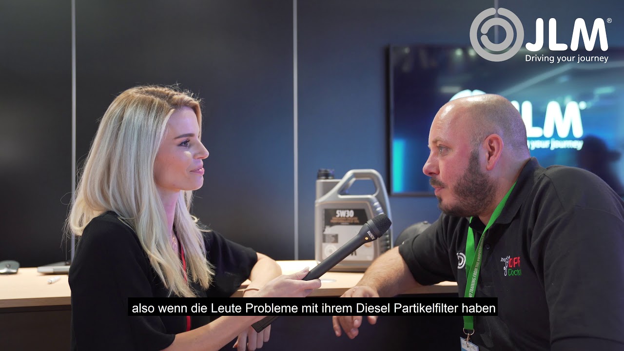 additives slip JLM Lubricants Automechanika Report with Darren Darling, The DPF Doctor (German subtitles) additives