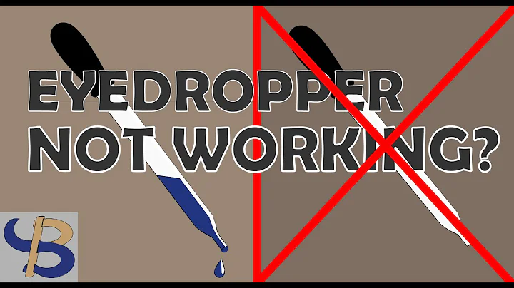 EYEDROPPER TOOL NOT WORKING? DO THIS!