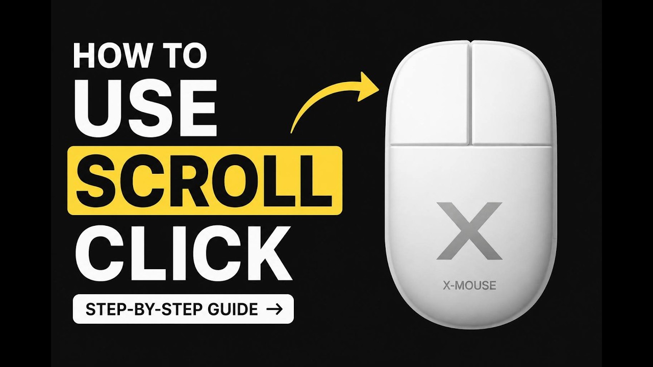 How to Use Scroll Click (Easy Guide) - YouTube