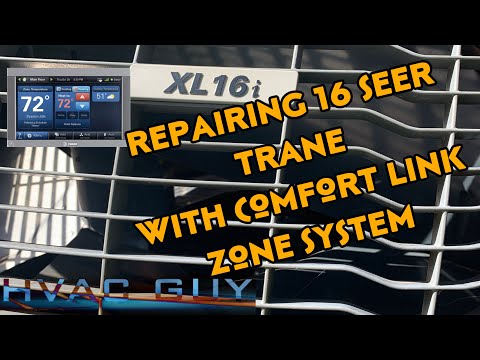 Charging Trane XL16i With Comfort Link Zone System - YouTube