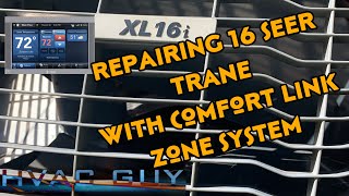 Charging Trane XL16i With Comfort Link Zone System