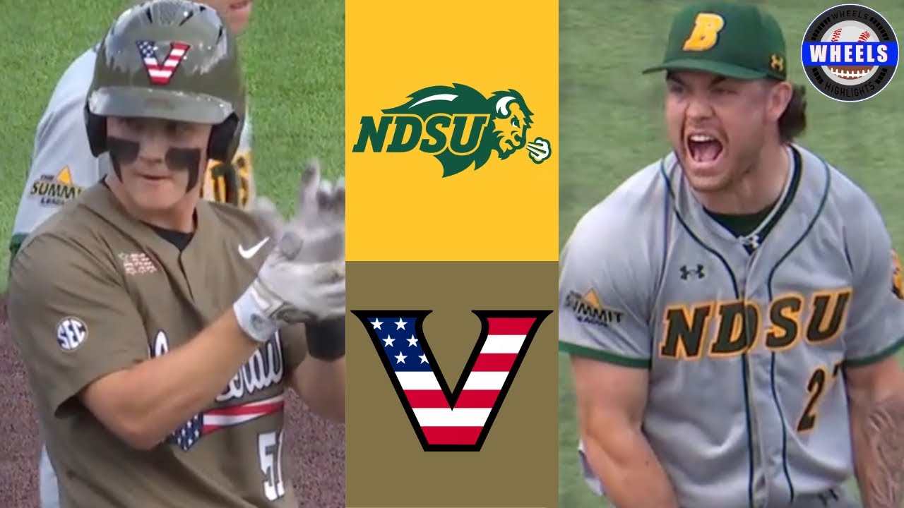 North Dakota State vs Vanderbilt | Game 3 | 2026 College Baseball Highlights