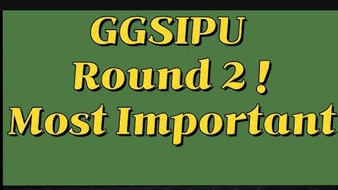 GGSIPU ROUND 2 DATES • MID ENTRY ALLOWED #ggsipu #admission #ipu #admissions2022 #results #college