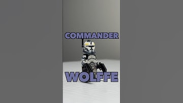 Custom LEGO Spotlight 27 - CAC Commander WOLFFE! #legostarwars #legoclonewars #shorts