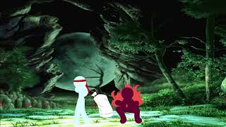 TAS Street Fighter Ryu vs Akuma | Stickman version screenshot 4
