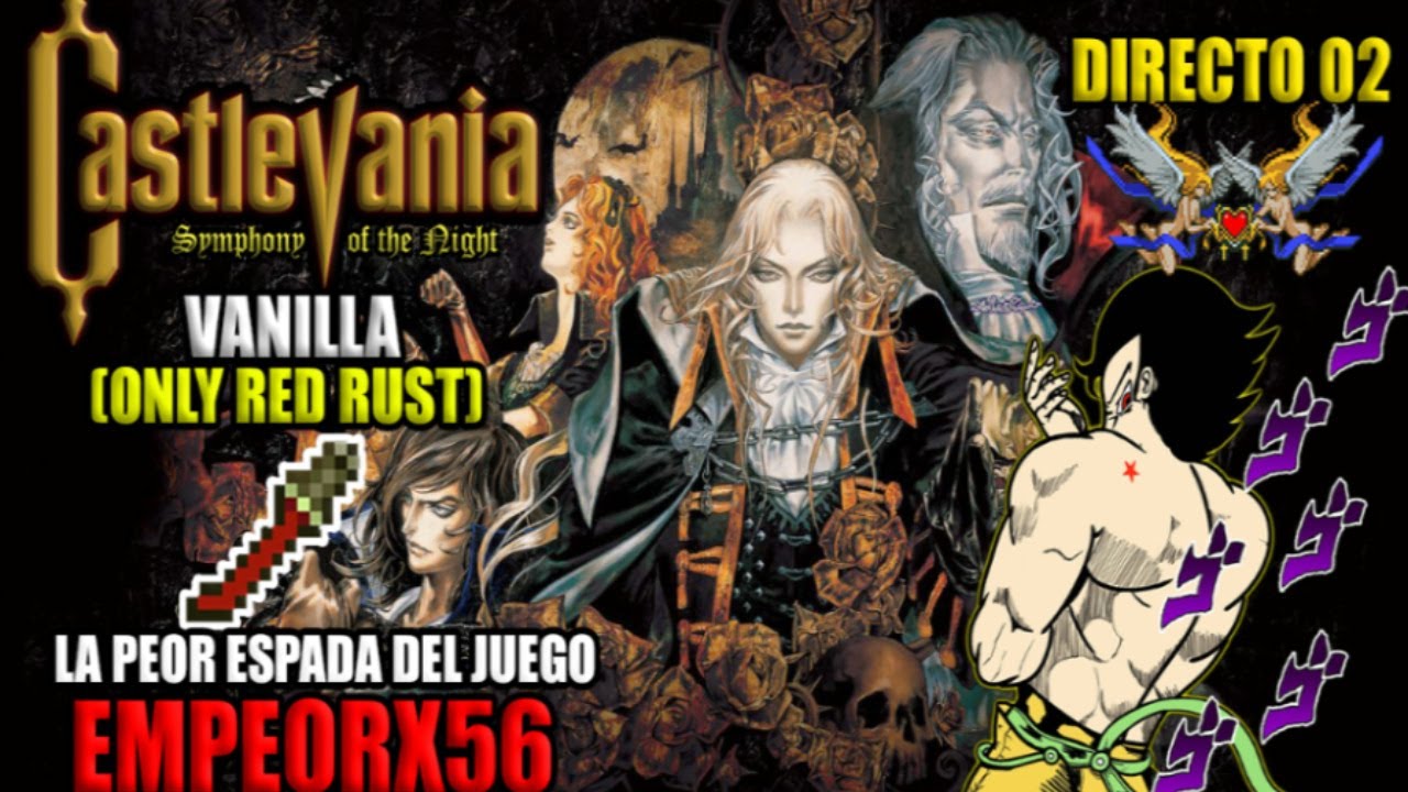 Castlevania: Symphony of the Night - Red Rust Run - Ep-02 RUN CON LA ...