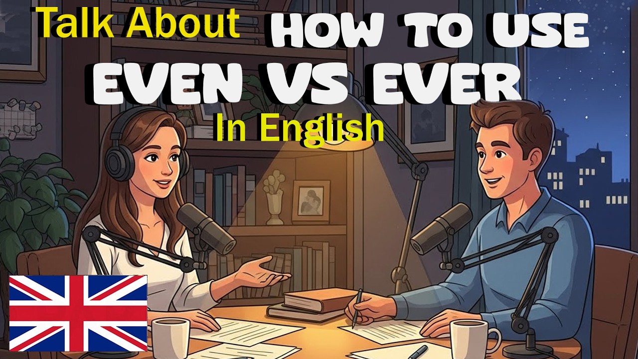 How to use Even vs Ever in English | Daily English Conversation Practice