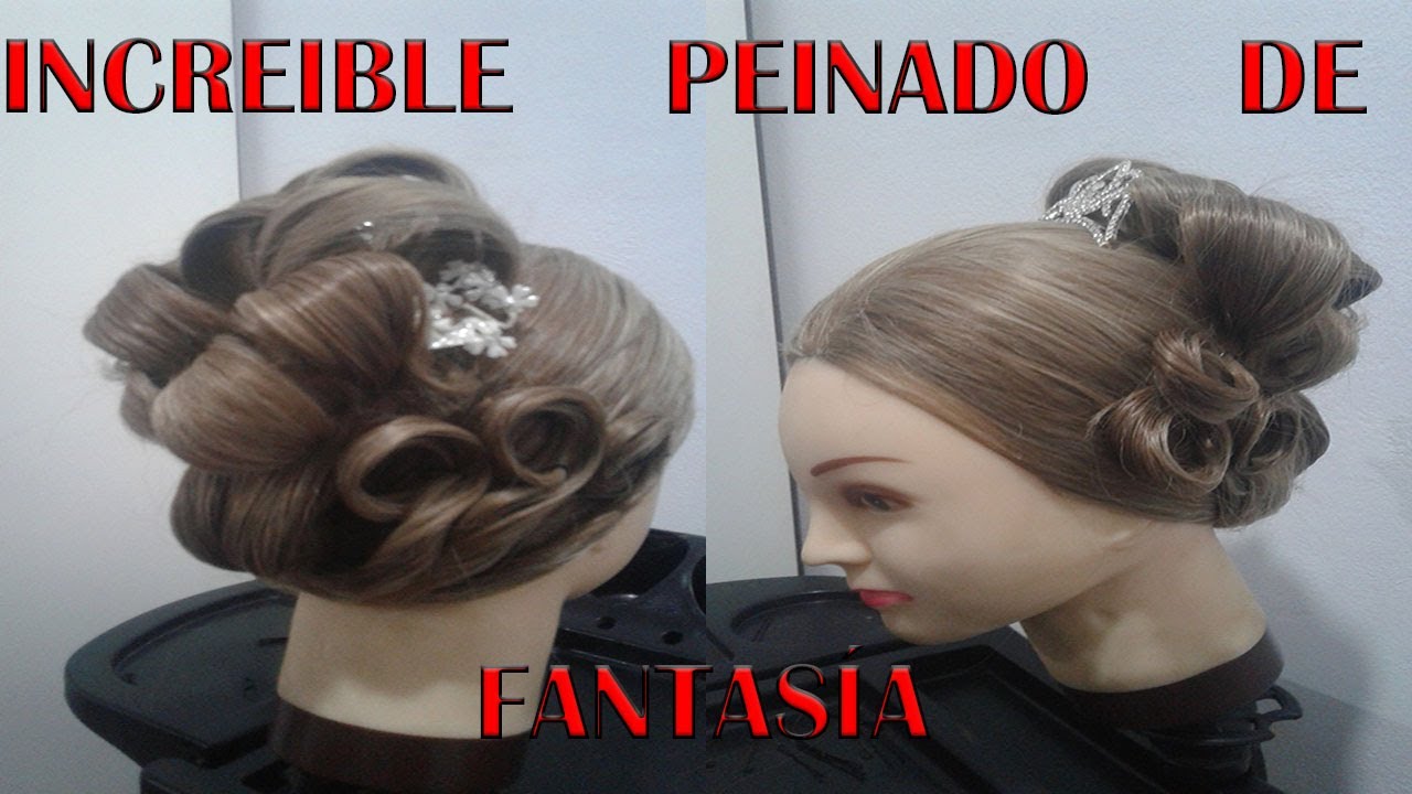 PEINADO DE FANTASÍA - YouTube