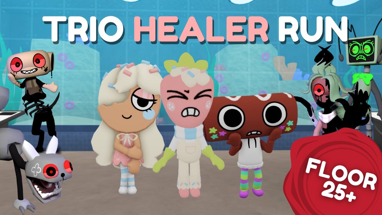 TRIO HEALER RUN FLOOR 25+ | Dandy’s World Roblox