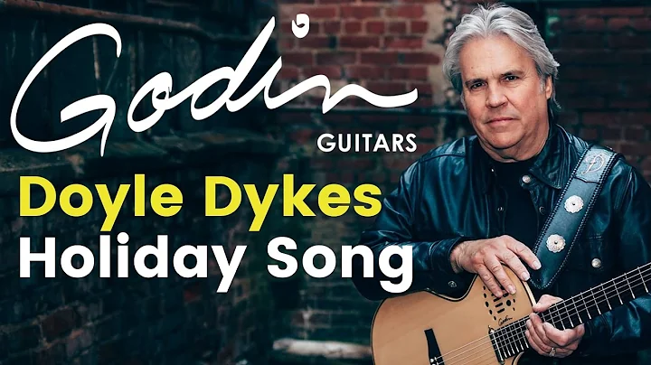Doyle Dykes plays a holiday song at the Godin Stud...