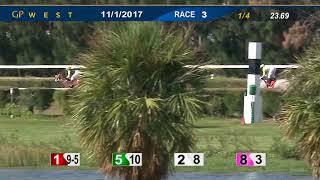 Gulfstream Park West Carrera 3 - 1 de Noviembre 2017
