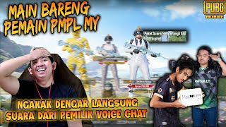 MABAR SAMA PEMAIN PMPL MY, TERNYATA PEMILIK VOICE CHAT KAGET DENGAR SUARANYA  LANGSUNG | PUBG Mobile