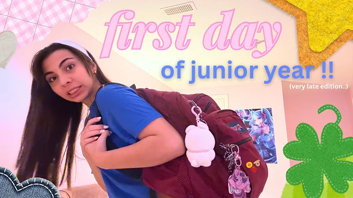 grwm for my first day of junior year 🌸🎒✨ (very late lol)