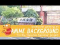 Anime Background with watercolors