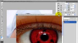 Photoshop - sharinggan eye tutorial screenshot 1