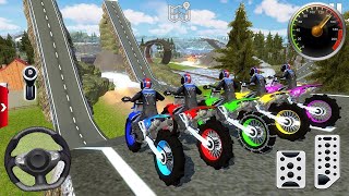 Motor Racing Off-Road Bikes Driving - Extreme Dirt Motorcycle Bike Racer - Android Gameplay screenshot 3