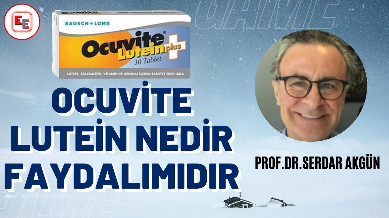 OCUVİTE LUTEİN NEDİR , FAYDALIMIDIR ? Eczacı , Eczacılık , Eczane