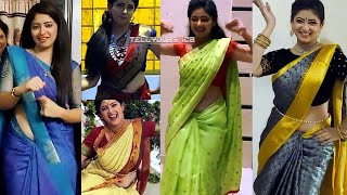 Pallavi Gowda Kannada Tv Serial Actress Saree Dance Dubs Coll