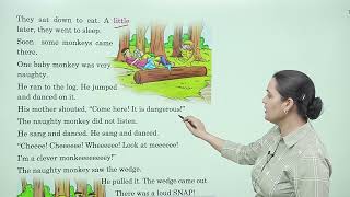 Ch 11 | Animation Junction | English | Class 01 | The Naughty Monkey | For children Guide