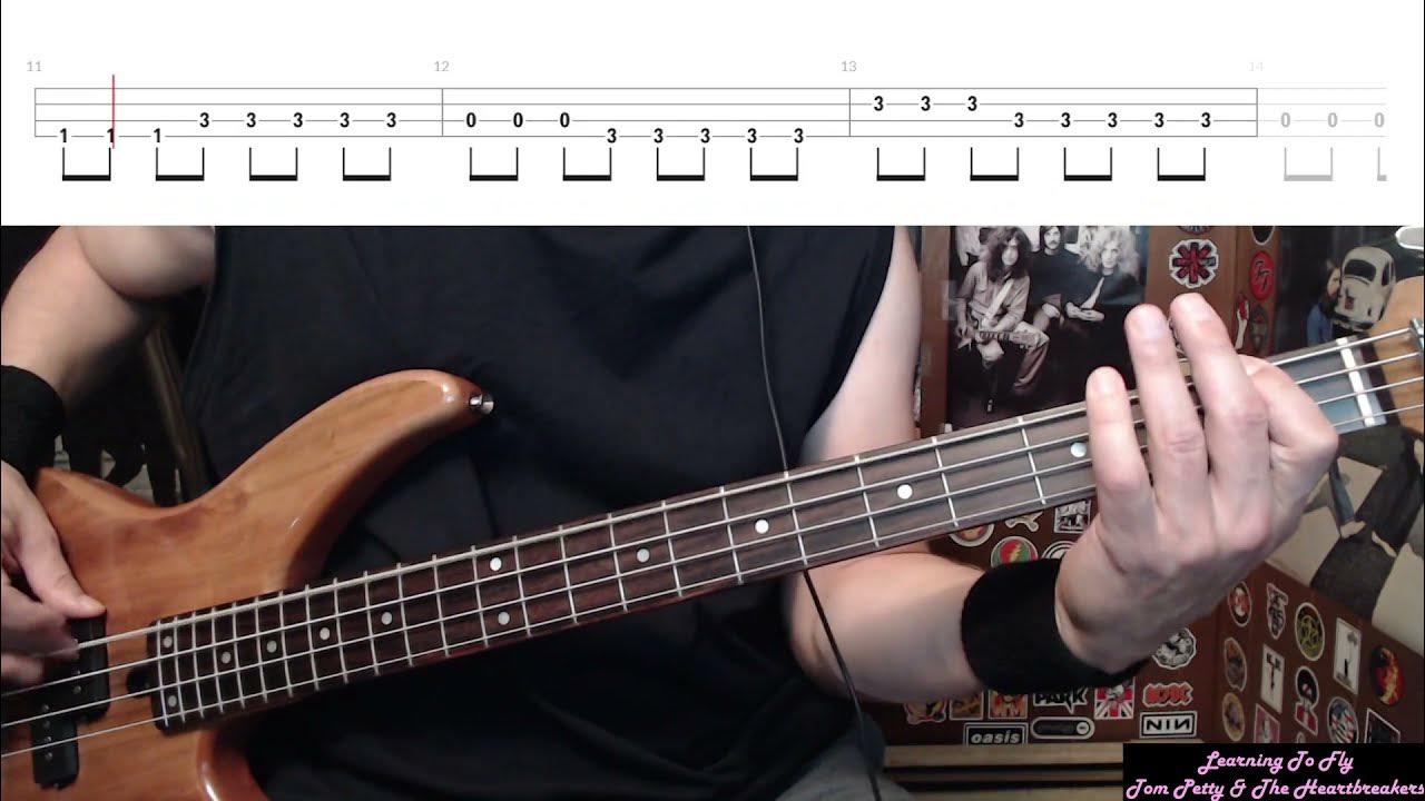 Learning To Fly by Tom Petty and the Heartbreakers Bass Cover with