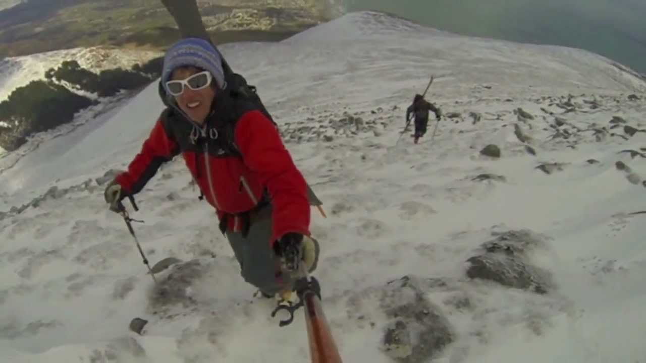 Skiing in Ireland Mourne Mountains YouTube