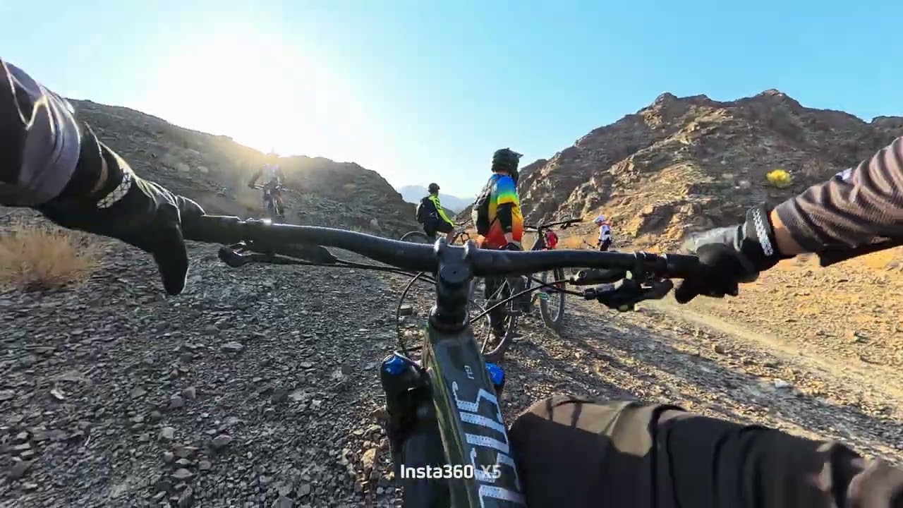 Shawka Send! Morning ride 🚵 #mtb #uaemtb #polygonbike #rasalkhaimah #insta360 #yolo 