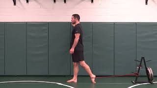 Band Resisted Middle Toe Pulls