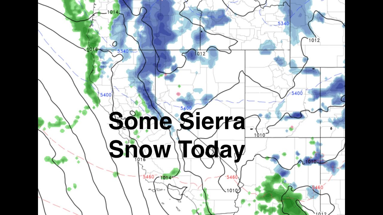 Some Sierra Snow Likely Today. The Morning Briefing 11-30-23 - YouTube