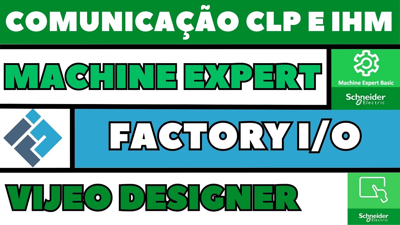 Comunicação CLP e IHM - Schneider:  Machine Expert + Vijeo Designer