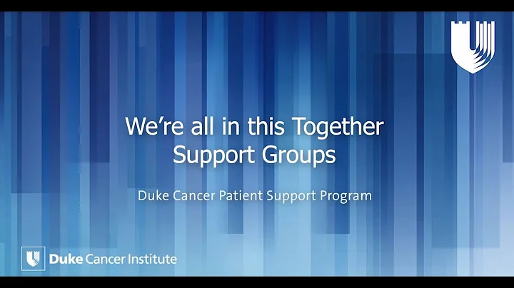 Were all in this Together- Support Groups