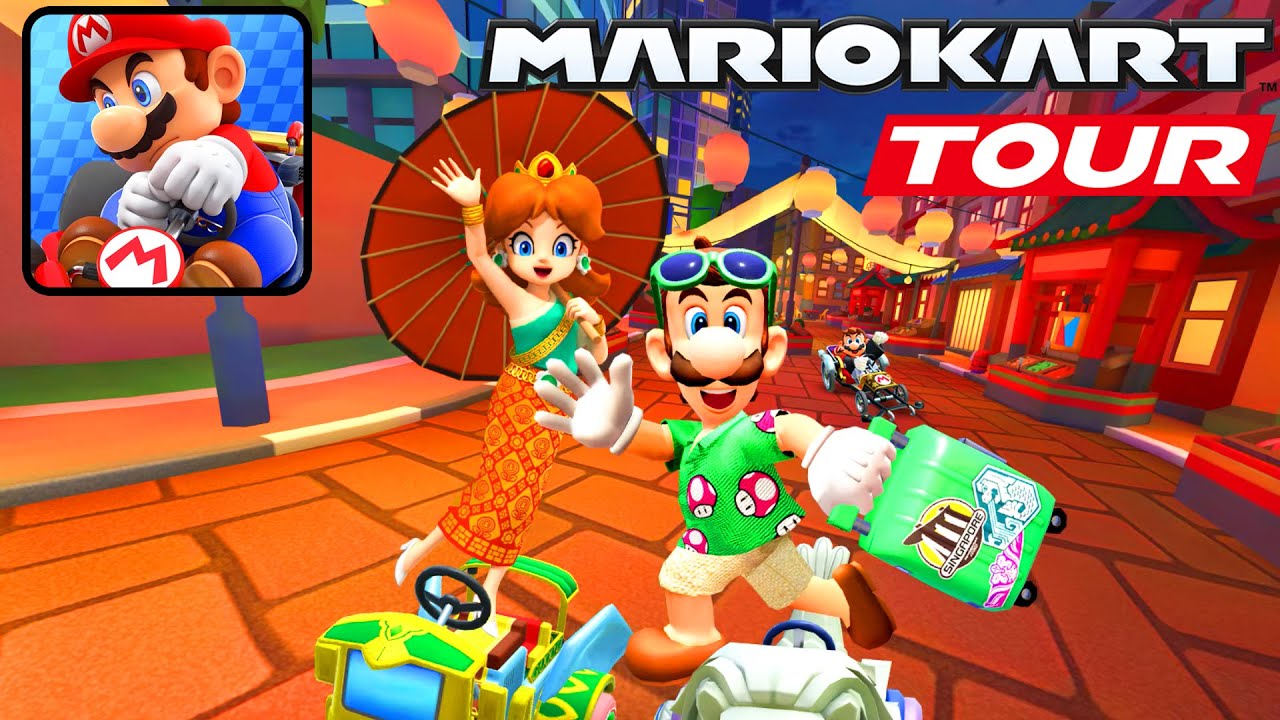 Mario Kart Tour [iPhone]  -Winter Tour-  FULL Walkthrough