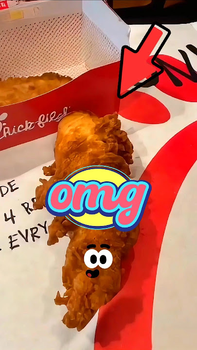 Oh my God, Her Chicken Tender from Chick-fil-A Was Alive! 😱🍗🟡