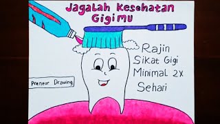 Gambar poster kesehatan gigi - POSTER KESEHATAN