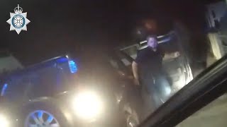 Man rams police car and threatens to kill dog following chase through Salisbury